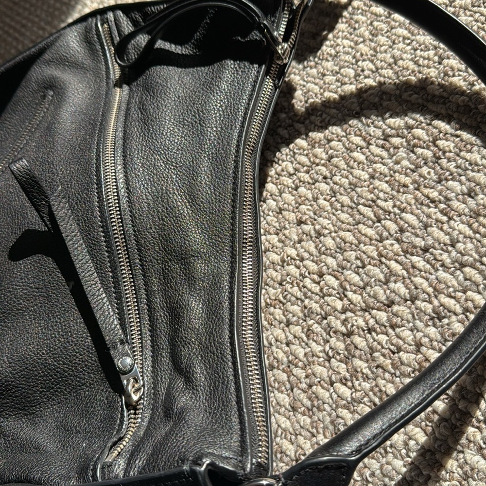 Marc by Marc Jacobs Black Leather Shoulder Crossbody Handbag Bag - Picture 11 of 11